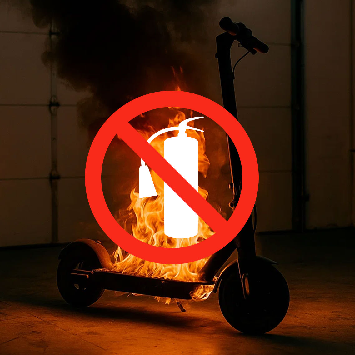 e-Scooter fire